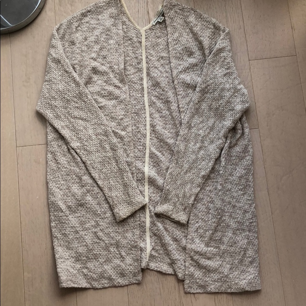 American Eagle Oatmeal Cardigan